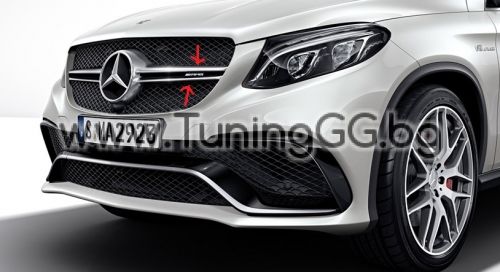 AMG Емблема за предна решетка Mercedes GLE Coupe C292 63 AMG, ML / GLE W166 63 AMG