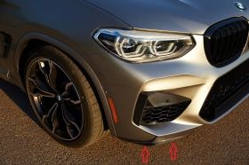 Спойлери карбон предна броня BMW X3M F97 / X4M F98 след 2018 г.