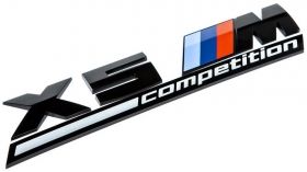 X5M COMPETITION Емблема задна BMW X5 G05 / X5M F95 след 2018 г.
