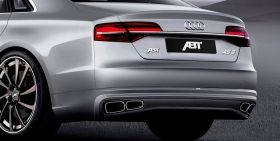 Задна подброня с накрайници за ауспух ABT Audi A8 4H